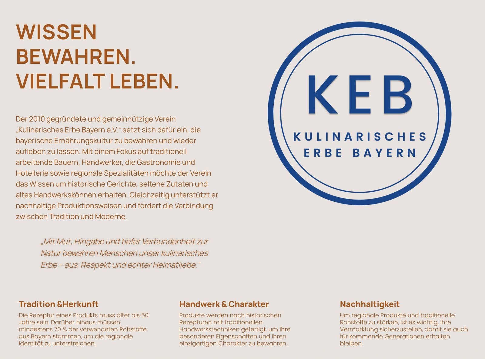 Kulinarisches Erbe Bayern: Wissen bewahren, Vielfalt leben