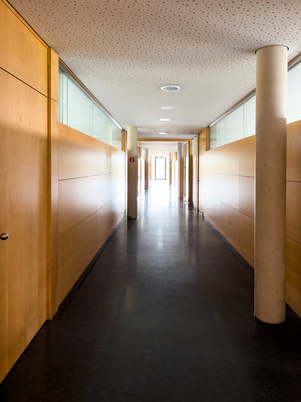 Der Flur der Berufsschule