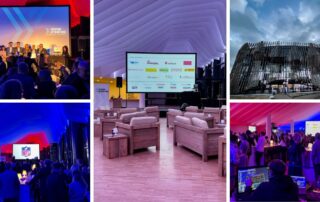 Collage von der Preisverleihung „Licensing International Germany Awards 2022“ im Showpalast München
