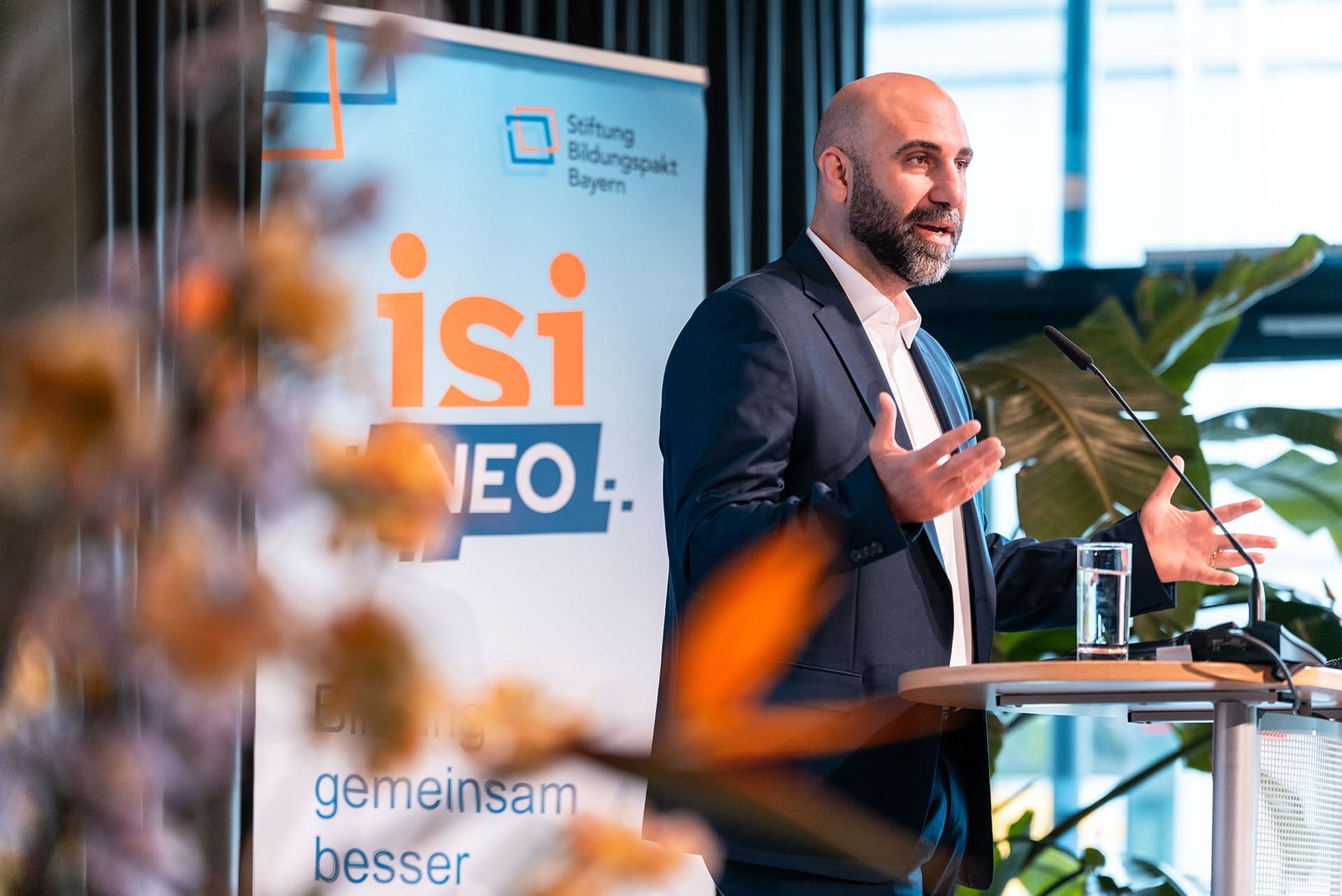 Ahmad Mansour bei seinem Vortrag