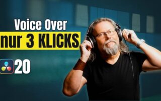 Voice-over in DaVinci Resolve aufnehmen – ohne Fairlight