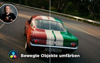Bewegte Objekte umfärben | DaVinci Resolve Tutorial