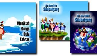 DVD-Screendesign: Die obercoole Südpolgang