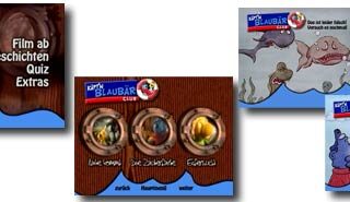 DVD-Screendesign: Käpt´n Blaubär Club 1 & 2