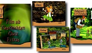 DVD-Screendesign: Pettersson & Findus