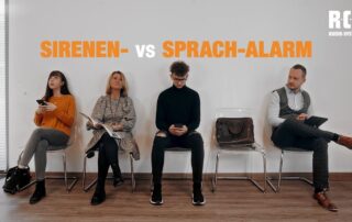 Filmproduktion: Sirene vs. Sprachalarmierung