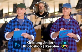 Kleidung ändern | Photoshop & DaVinci Resolve Tutorial