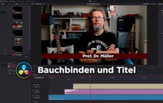 Tutorial „Bauchbinden und Titel“ | DaVinci Resolve