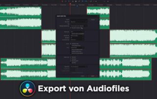 Tutorial „Export von Audiofiles“ | DaVinci Resolve