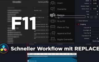 Tutorial „Schneller Workflow mit Replace | DaVinci Resolve