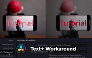 Tutorial „Text+ Workaround“ | DaVinci Resolve