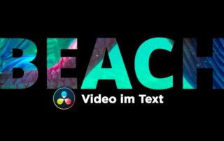 Tutorial „Video im Text“ | DaVinci Resolve