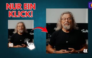 Videoqualität per KI verbessern