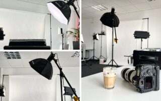 Mobiles Fotostudio mit Blitzen und Kamera bei Würth Elektronik eiSos – 50 Mitarbeiterporträts